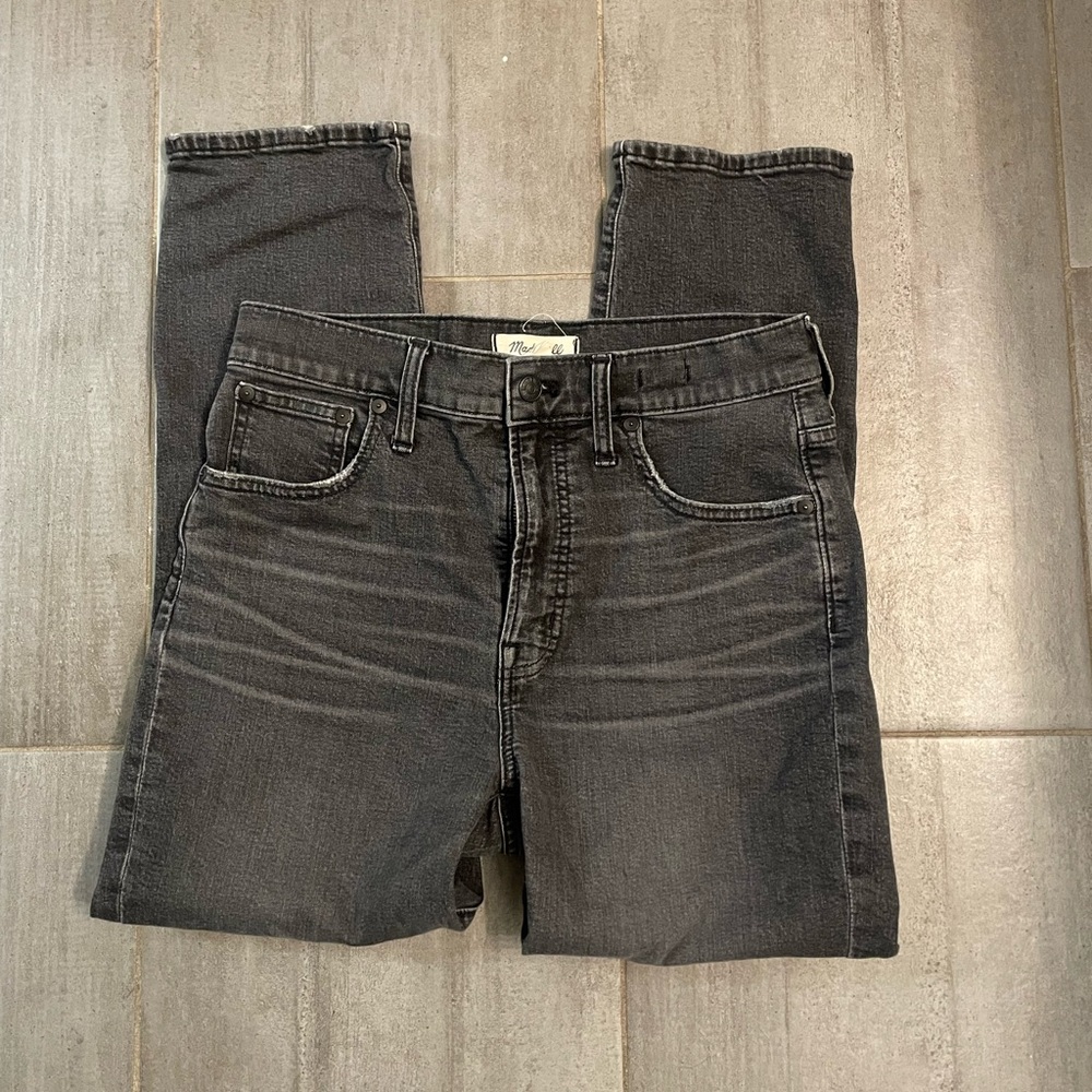 Madewell Women’s Perfect Vintage Crop Black Jeans